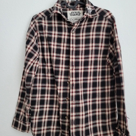Star Wars Checkered Shirt Cakeworthy Flannel - Picture 3 of 4